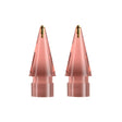 For Apple Pencil 1/2 2pcs Stylus Transparent Replacement Needle Nib, Spec: Round (Pink) - Pencil Accessories by PMc TechLife | Online Shopping South Africa | PMc TechLife | Buy Now Pay Later Mobicred