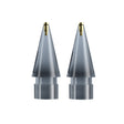 For Apple Pencil 1/2 2pcs Stylus Transparent Replacement Needle Nib, Spec: Round (Gray) - Pencil Accessories by PMc TechLife | Online Shopping South Africa | PMc TechLife | Buy Now Pay Later Mobicred