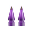 For Apple Pencil 1/2 2pcs Stylus Transparent Replacement Needle Nib, Spec: Round (Purple) - Pencil Accessories by PMc TechLife | Online Shopping South Africa | PMc TechLife | Buy Now Pay Later Mobicred