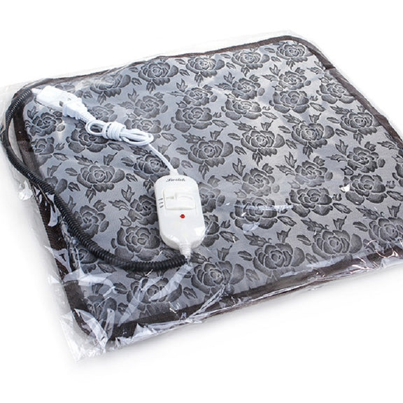 Water-resistant Bite-proof Wear-resistant Adjustable Temperature Pet Electric Blanket, Specification: 45x45cm(AU Plug Flower)