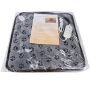 Water-resistant Bite-proof Wear-resistant Adjustable Temperature Pet Electric Blanket, Specification: 45x45cm(AU Plug Flower)