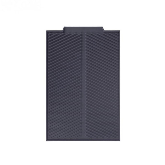 Silicone Drain Pad Kitchen Multifunctional Thermal Insulation Drying Pad(Grey)