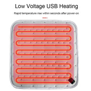 11696 5V USB Plug-in Car Timing Heating Seat Cushion(45x45cm)