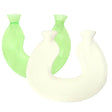 U-shaped PVC Hot Compress Shoulder And Neck Explosion-proof Water Injection Hot Water Bag(Green Beige Crystal) - free shipping - PMC TechLife - Order now!