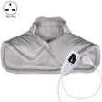 Electric Heated Thermal Shawl On The Back And The Neck UK Plug(Creamy-white) - free shipping - PMC TechLife - Order now!