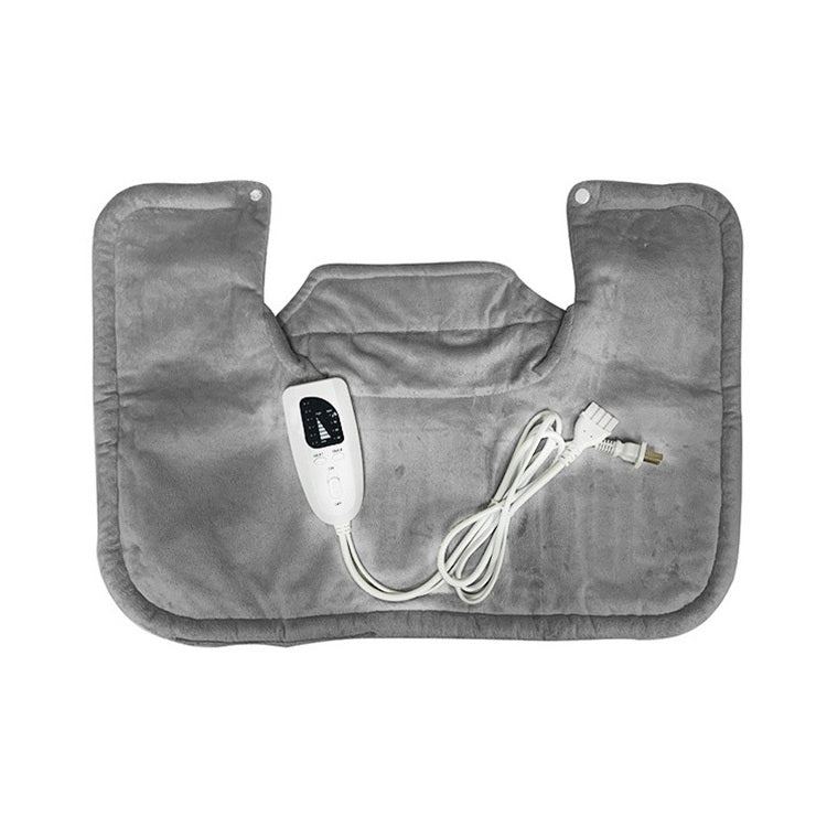 Electric Heated Thermal Shawl On The Back And The Neck US Plug(Creamy-white)