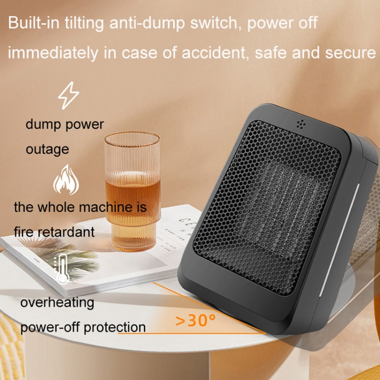 PTC Heating And Cooling Dual-purpose Heater, Style: Mechanical Model(EU Plug)