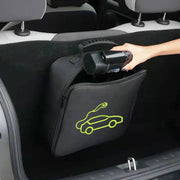 Car Charging Cable Storage Bag Carry Bag For Electric Vehicle Charger Plugs,Spec: Square With Logo