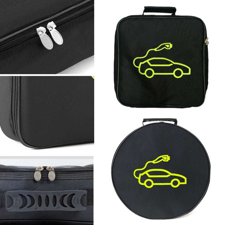 Car Charging Cable Storage Bag Carry Bag For Electric Vehicle Charger Plugs,Spec: Large Without Logo