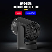 12V 130W Car Heating and Cooling Dual-use Fan Glass Defogging and Defrosting Heater(White)