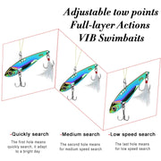 PROBEROS DW559 Colorful VIB Sequenant Far Subsidine Lure Bait, Specification: 12g