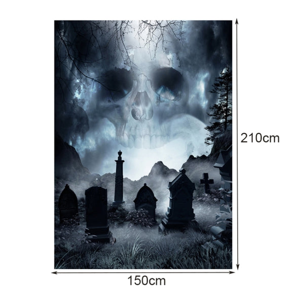 2.1m X 1.5m Halloween Photography Background Cloth Party Decoration Cloth