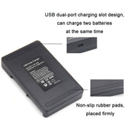 LP-E6 SLR Camera Vertical Dual Battery Charger