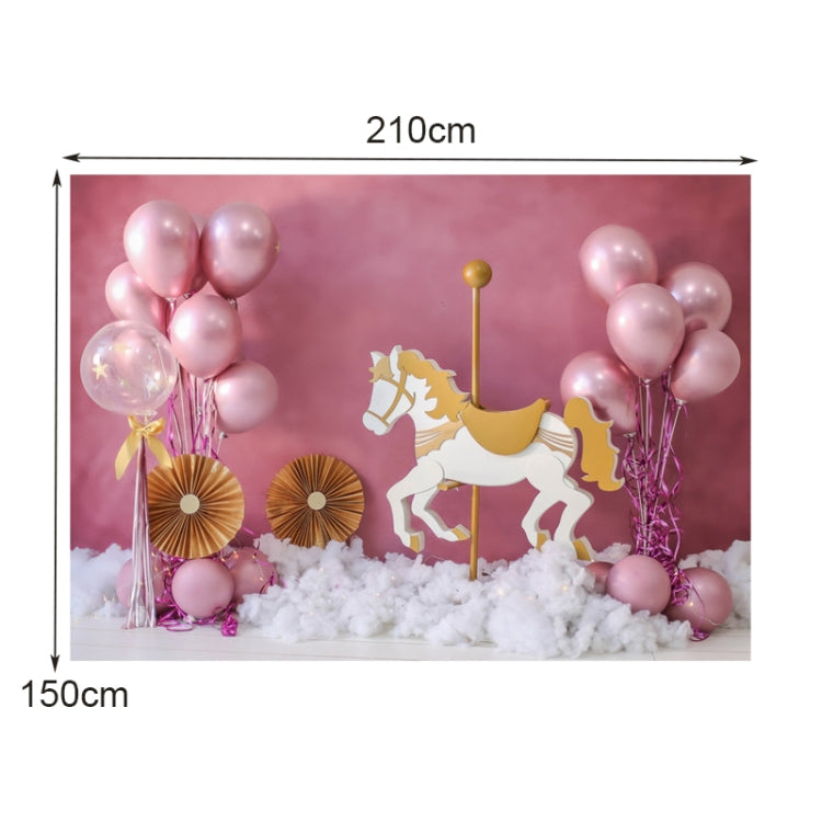 2.1m X 1.5m Birthday Party Shooting 3D Printed Background Cloth(4720)
