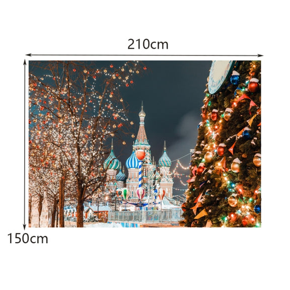 2.1m X 1.5m Christmas Photo Background Cloth Party Decoration Props(040)