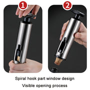 Kitchen Stainless Steel Wine Bottle Opener Household Tools(True Color)