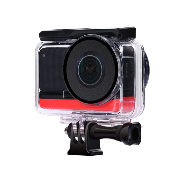 For Insta360 ONE R 30m Water-resistant Panorama Water-resistant Case Dual Lens Diving Case(ONER4K02)