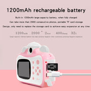 KX01-1 Smart Photo and Video Color Digital Kids Camera without Memory Card(Pink+White)