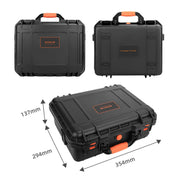 Sunnylife AQX-5 For Mavic 3 Water-resistant Safety Box Outdoor Drop Resistant Suitcase(Black)
