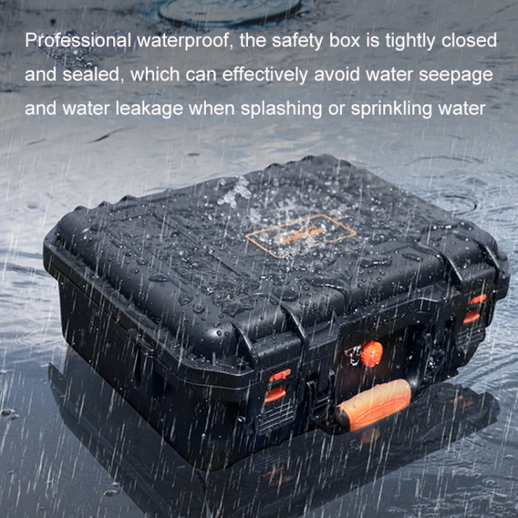 Sunnylife AQX-5 For Mavic 3 Water-resistant Safety Box Outdoor Drop Resistant Suitcase(Black)