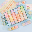 30 Rolls 3cm x 2m Small Fresh Lattice Salt Series Hand Account Tape Set - Tape & Solid glue by PMC TechLife | Online Shopping South Africa | PMC TechLife