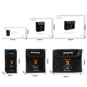 For Mavic 3 Sunnylife M3-DC104 Battery Safe Storage Explosion-proof Bags
