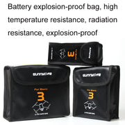 For Mavic 3 Sunnylife M3-DC105 2 In 1 Batteries Safe Storage Explosion-proof Bags