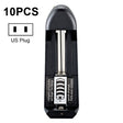 10 PCS BMAX Single Slot Direct Insert Power Supply 18650 Lithium Battery Charger(US Plug) - Charger & Converter by PMC Jewellery | Online Shopping South Africa | PMC Jewellery | Buy Now Pay Later Mobicred
