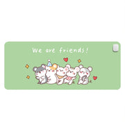 Intelligent Timing Heating Water-resistant Warm Mouse Pad CN Plug, Size: 60x36cm(Cute Mouse)