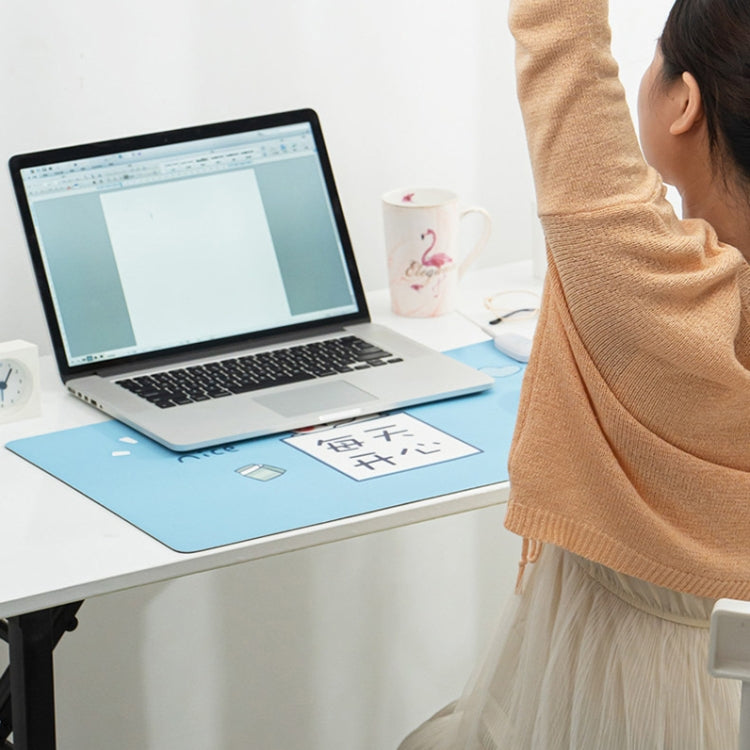 Intelligent Timing Heating Water-resistant Warm Mouse Pad CN Plug, Size: 60x36cm(Selfie Girl)