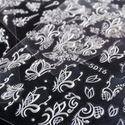 5D Three-dimensional Carved Nail Art Stickers Rose Pattern Embossed Nail Stickers(Stz-5D16)