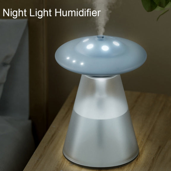 FX-041 USB Charging UFO Shape Night Light Humidifier(Light Blue)
