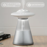 FX-041 USB Charging UFO Shape Night Light Humidifier(Ocean Green)