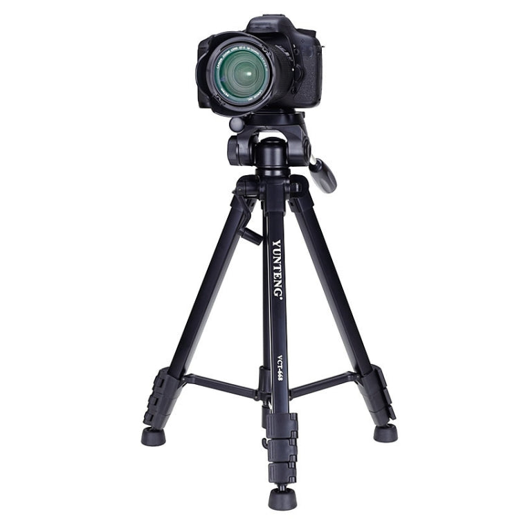 YUNTENG VCT-668RM Portable SLR Camera Tripod Mobile Phone Live Broadcast Support(Black)