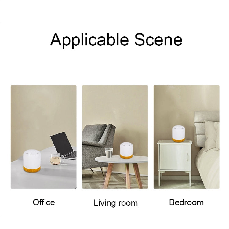 RD1909 Portable RGB Light Effect Anhydrous Aromatherapy Lamp, Spec: Wood Multi-hole