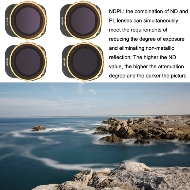 JSR For Mini 3 Pro Camera Filters, Style: ZG ND32PL
