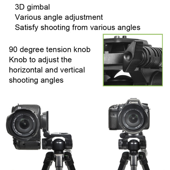 YUNTENG 696 SLR Tripod General Mobile Phone Stand(Black)