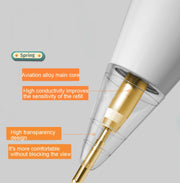 For Apple Pencil 1/2 Transparent Replacement Pen Tip Transform Nib,Style: 6.0 Silver Needle