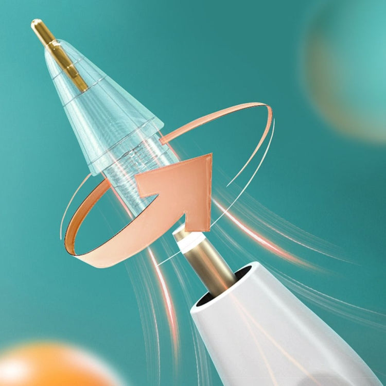 For Apple Pencil 1/2 Transparent Replacement Pen Tip Transform Nib,Style: 6.0 Silver Needle