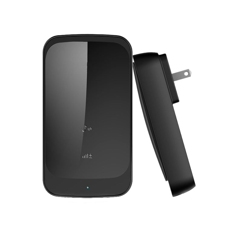 C03 1 For 1 Home Wireless IP44 Water-resistant Touch Sensor Doorbell(US Plug Black)