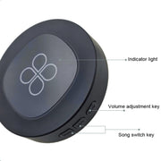 R16 1 For 1 Smart Wireless Self-Powered Hotel Home Electronic Call Doorbell(UK Plug Black)