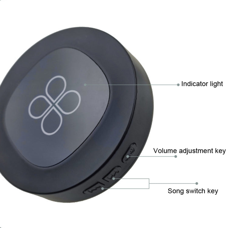 R16 1 For 1 Smart Wireless Self-Powered Hotel Home Electronic Call Doorbell(US Plug Black)
