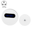 T10-1 1 For 1 Lighting Self-Power Generation Wireless Intelligent Doorbell(UK Plug White) - Wireless Doorbell by PMc TechLife | Online Shopping South Africa | PMc TechLife | Buy Now Pay Later Mobicred