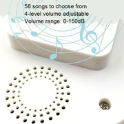 T10-1 1 For 1 Lighting Self-Power Generation Wireless Intelligent Doorbell(UK Plug White)