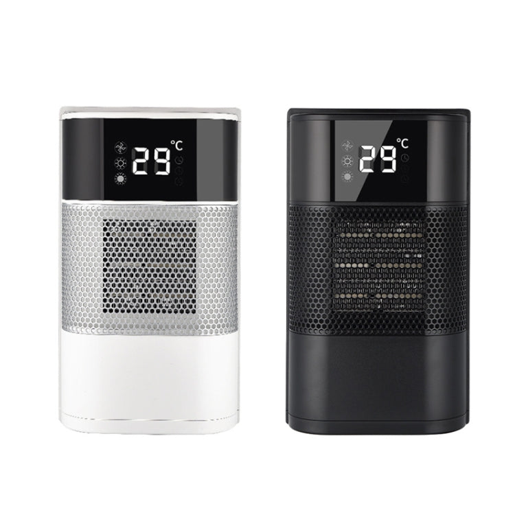 N8 Table Air Heater Indoor Quick Heat Energy Saving Electric Heater,  Specification: EU Plug(Black)