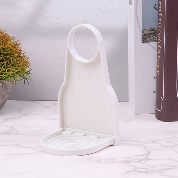 Foldable Laundry Detergent Drip Catcher Tray Cup Holder Soap Dispenser Gadget(White)