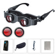 DM0125 3X Fishing Binoculars Adjustable Focus Glass Type Binoculars With Red Polarised Lens - Binoculars by PMC TechLife | Online Shopping South Africa | PMC TechLife | Buy Now Pay Later Mobicred