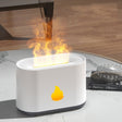 200ML Simulation Flame Aromatherapy Diffuser Humidifier Ultrasonic Air Purifier(White) - free shipping - PMC TechLife - Order now!