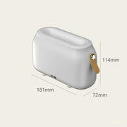 Simulation Flame Aromatherapy Humidifier Bedroom Ambient Light, Color: White