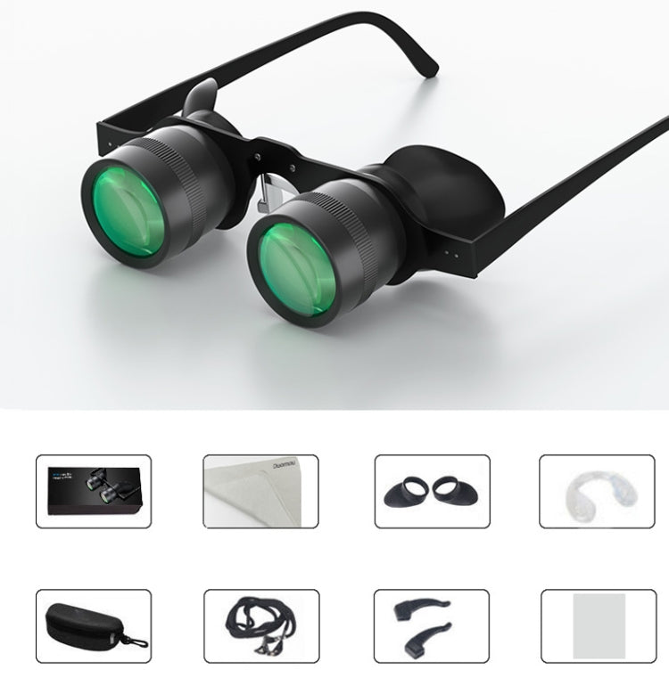 D-1548 10x HD Adjustable Focus Fishing Binoculars,Spec: Only Binoculars